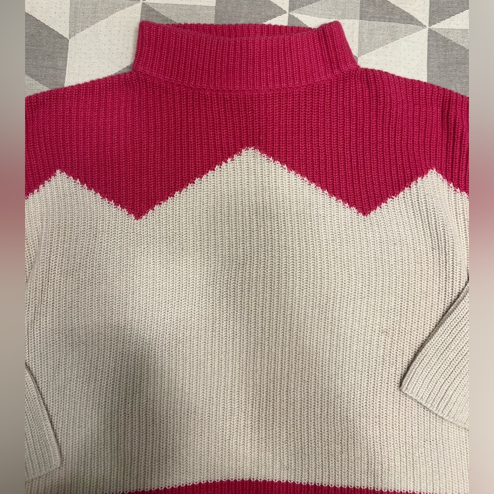 J.Crew Colorblock sweater - Picture 2 of 4